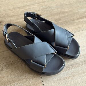 Marni Fussbett Grey Sandals